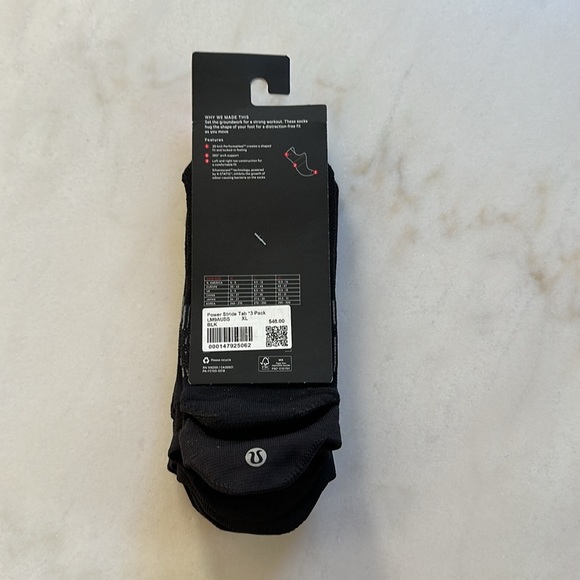 Lululemon XL Power Stride Tab 3-Pack Mens - Picture 3 of 4